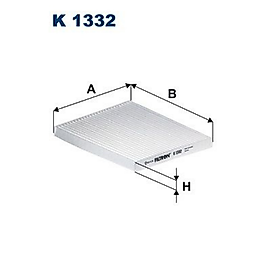 FILTRON K1332  POLEN FILTRESI >HYUNDAI > TUCSON - IX35 | KIA SPORTAGE  1.6CRDI-2.0 CRDI (10>)