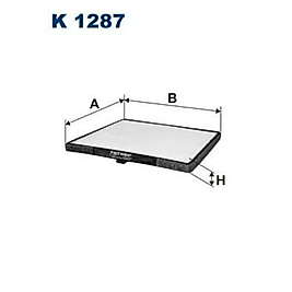 FILTRON K1287  POLEN FILTRESI KIA PICANTO 11I H B 04- HYUNDA I10 11I H B 08