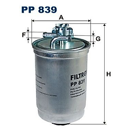 FILTRON PP839  YAKIT FILTRESI > VW > GOLF III PASSAT (91>) -  TRANSPORTER 1.6 1.9