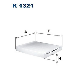 FILTRON K1321  POLEN FILTRESI > DACIA> LOGAN SANDERO | RENAULT > CLIO IV (09-12)