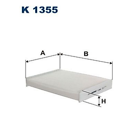 FILTRON K1355  POLEN FILTRESI >NISSAN>-QASHQAI II -RENAULT>-ESPACE V -GRAND SCÉNIC-KADJAR -MEGANE IV-SCÉNIC IV -TALISMAN12 15 16 DCI 14- K9K H5FT