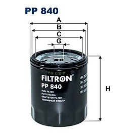 FILTRON PP840  YAKIT FILTRESI > MERCEDES > W123 C123 W460 2.0D OM615 OM616 OM617