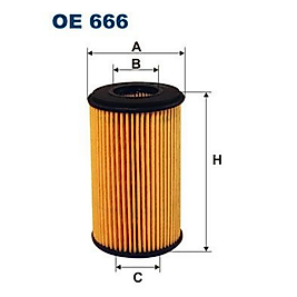 FILTRON OE666  YAG FILTRESI >RENAULT >CLIO II KANGOO TWINGO 1.2 (00>)