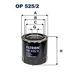 FILTRON OP5252  YAG FILTRESI > TOYOTA >HIACE RZH102 103 89-95 HIACE 25 D4D 02