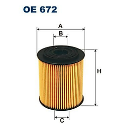FILTRON OE672  YAG FILTRESI >FIAT >EGEA RENEGADE SUV MINI (01>)