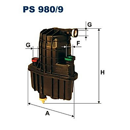 FILTRON PS9809   YAKIT FILTRESI RENAULT CLIO 15DCI 05 - MODUS 15DCI 04 -
