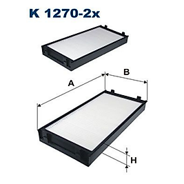FILTRON K12702X  POLEN FILTRESI >BMW >E70 F15 F85 E71 E72 06-19