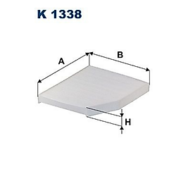 FILTRON K1338  POLEN FILTRESI > FORD > TOURNEO CUSTOM 2.2 TDCI (12>)