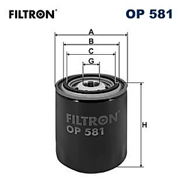 FILTRON OP581  YAG FILTRESI >ISUZU >DMAX SUNNY | NISSAN > PRIMERA B13 (90-93)